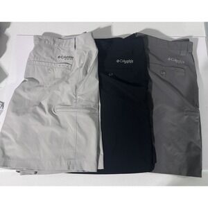 Men's Columbia Short Lot 3 Pairs 36x8 Grey Black Dark Grey